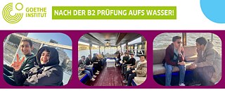 Nach der B2-Prüfung aufs Wasser: Felukka-Fahrt als gemeinsamer Abschluss