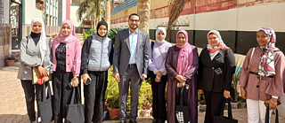 زيارة السفير لتكريم الطالبات في أسوان - 2023