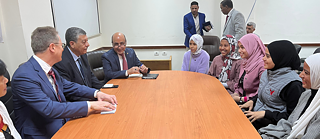 زيارة السفير لتكريم الطالبات في أسوان - 2023