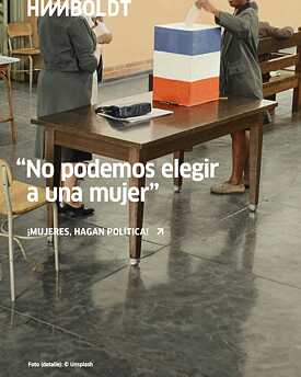¡Mujeres, hagan política!