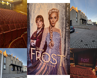 Ansichten des Nationaltheaters in Reykjavík von innen und außen