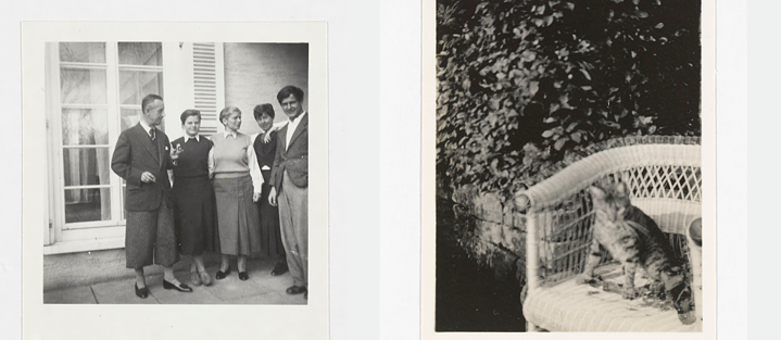 En Küsnacht, la familia Mann –junto con sus mascotas– vivió hasta 1938. La anexión de Austria a la Alemania nazi llevó a Thomas Mann a una nueva mudanza. 