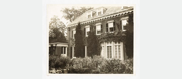 Haus der Familie Mann in Princeton (65 Stockton Street), Aussenansicht.