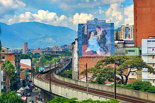 Blick auf die Stadt Medellín