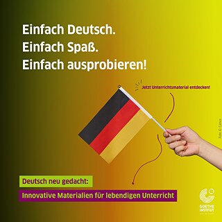 Banner Materialien für deutschsprachige Veranstaltungen
