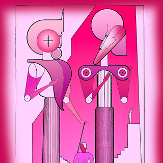 Pink Schlemmer by Oliver Husain