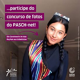 Gewinnerin des Wettbewerbes im Mai