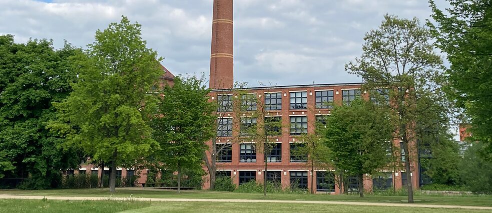 Das renovierte Gebäude der Färberei Theodor Haase