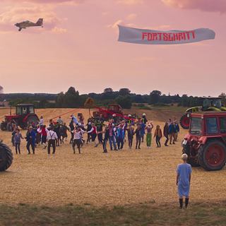Red stars upon the field