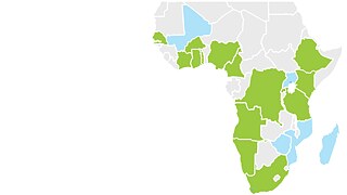Goethe-Institut Sub-Sahara Africa Map
