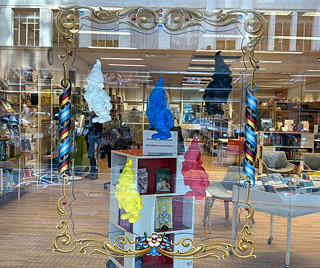 Foto fileteado en vidriera Goethe-Institut