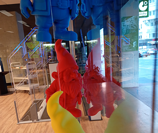 Foto fileteado en vidriera Goethe-Institut