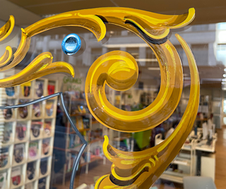 Foto fileteado en vidriera Goethe-Institut