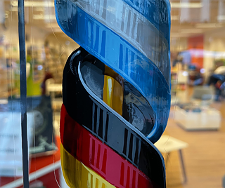 Foto fileteado en vidriera Goethe-Institut