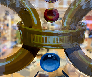 Foto fileteado en vidriera Goethe-Institut