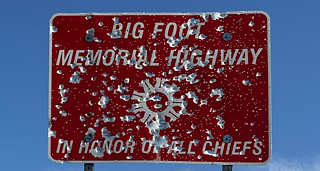 Bigfood Memorial Highway sign