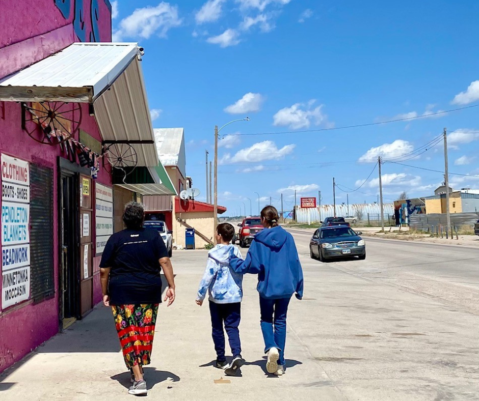 A photo of a grocery store in Whiteclay, Nebraska