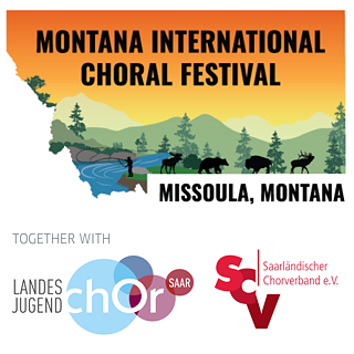 Montana International Choral Festival with partner logos