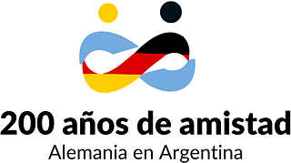 Logo 200 años amistad alemania en argentina
