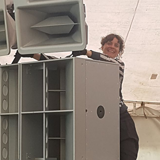 Foto de Lola Bogotrax mentora del proyecto PACÍFICA en el Goethe-Institut Colombia