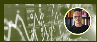 Finanzdaten auf einem digitalen Bildschirm