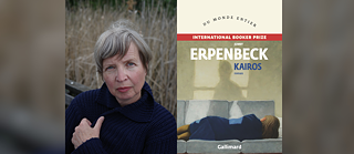 Portraitfoto der Autorin Jenny Erpenbeck und Cover ihres Romans