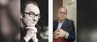 Portraitfotos von Menasse (links) und Chapoutot (rechts)