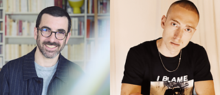 Collage aus zwei Portraitfotos von Raphaël Sigal und Simon Johannin