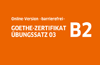 Goethe-Zertifikat B2 © © Goethe-Institut Goethe-Zertifikat B2
