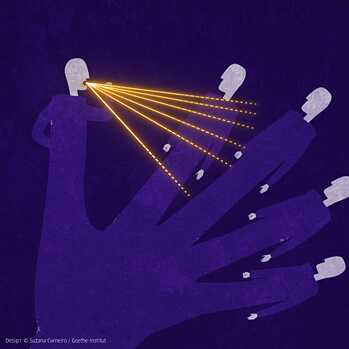 Art Meets Tech Visual, lila 