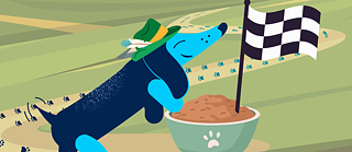 Petit Tackel en tenue allemand