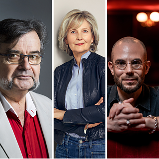 Porträt von O. Mannoni, H. Kämper und C. Viktorovitch