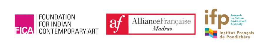 FICA, Alliance Française of Madras and French Institute of Pondicherry (IFP) Logos