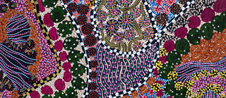 Zurück aus dem Nordosten, meine Liebe, 2014. Akryl und Permanentmarker auf Leinen. © Aislan Pankararu