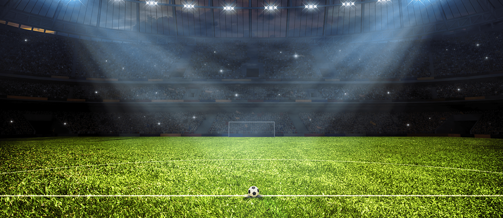 Fußballfeld groß