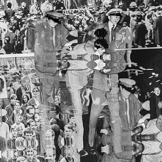 Escanografía con manipulación digital de estudiantes y represión