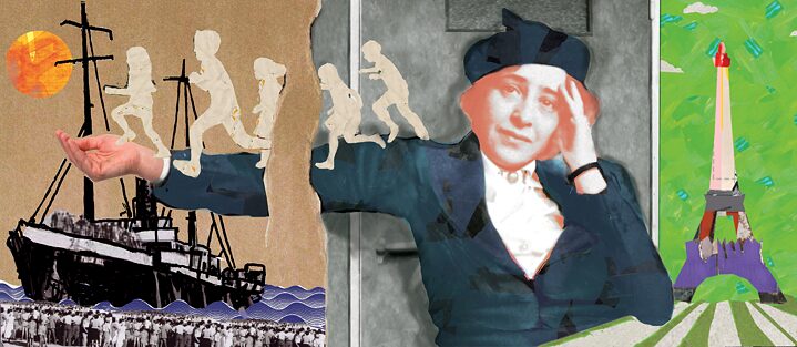 Illustration: Hannah Arendt in Paris