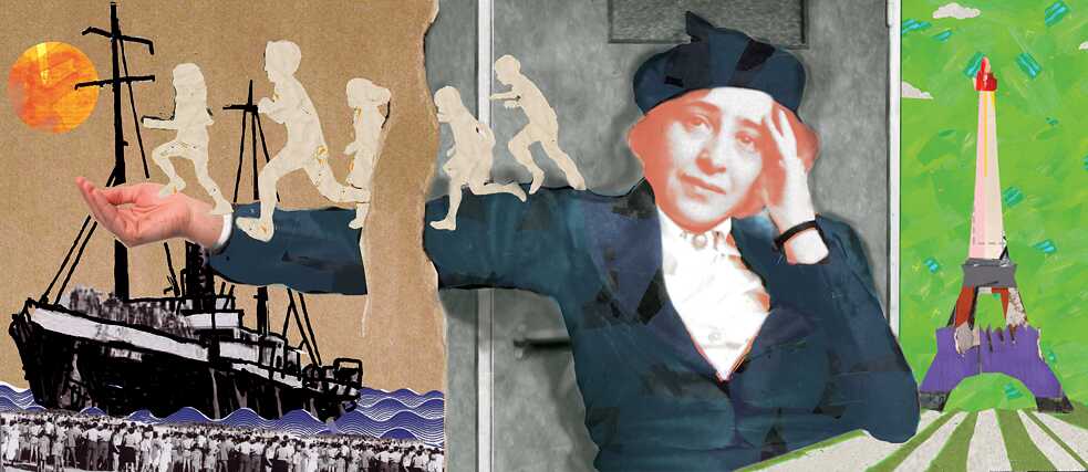 Illustration: Hannah Arendt in Paris