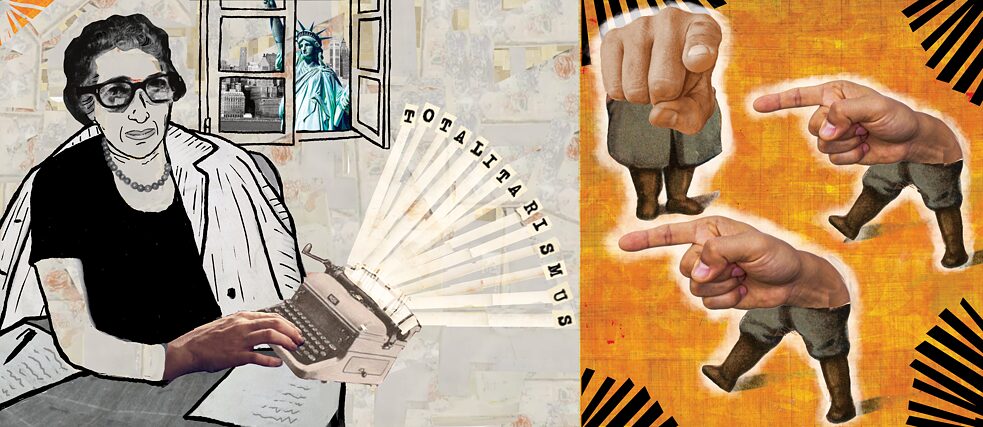 Illustration: Hannah Arendt in New York