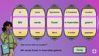 Serie "Mein erster Arbeitstag" Wortkarussel