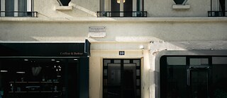 10 Rue Dombasle, Paris, mit Plakette zu Walter Benjamin