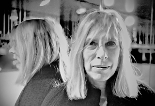 A portrait of Gunvor Nelson as elderly woman