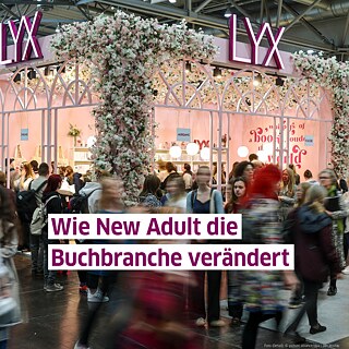 New-Adult-Stand von LYX bei der Frankfurter Buchmesse