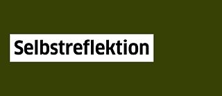 Wort Selbstreflexion