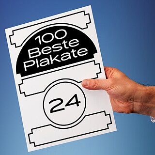 Keyvisual Wettbewerb 100 Beste Plakate 24  Deutschland Österreich Schweiz
