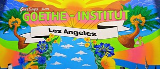 Deatail from a mural at the Goethe-Institut Los Angeles