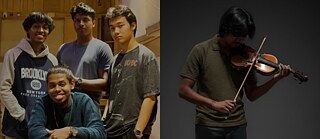 Harlem & Neil on Violin_Goethe-Institut Chennai