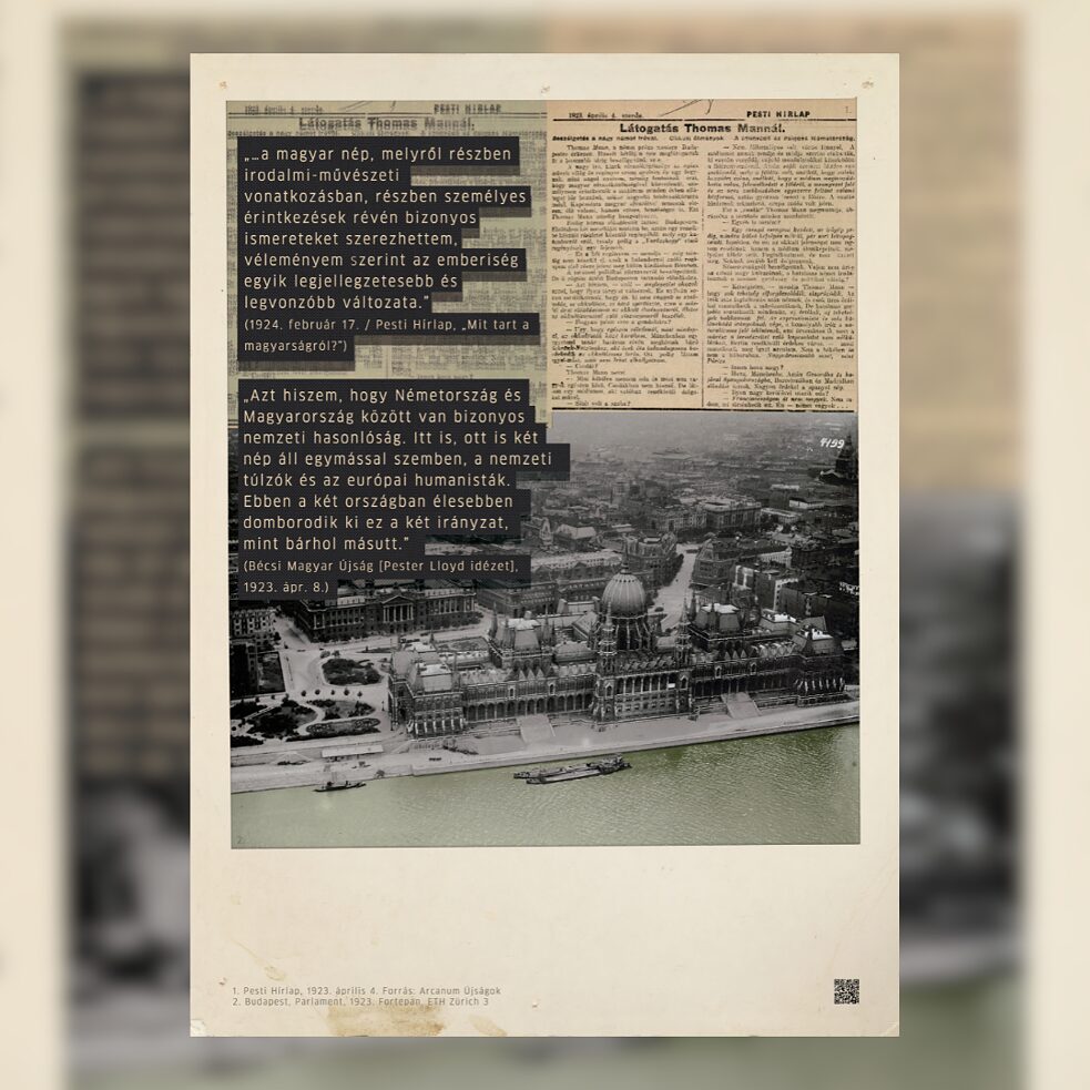 Thomas Manns dritter Besuch in Budapest 