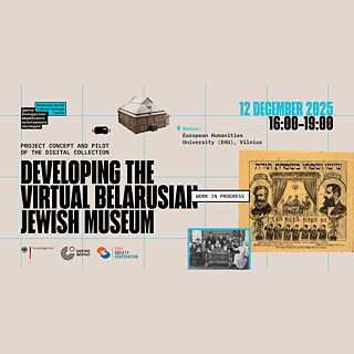 Jüdisches Belarus: Virtuelles Museum und Digitale Sammlung – Präsentation