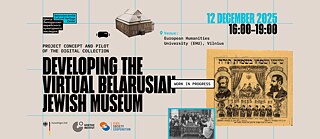 Jüdisches Belarus: Virtuelles Museum und Digitale Sammlung – Präsentation